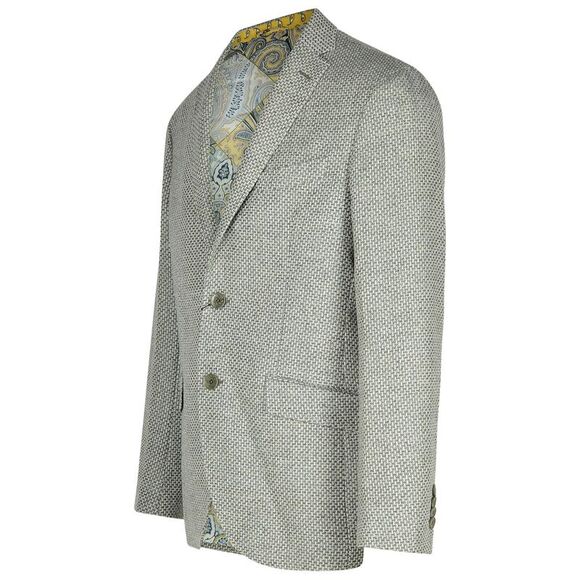 Etro 'Roma' Grey Wool Blend Blazer Men - Picture 2 of 3